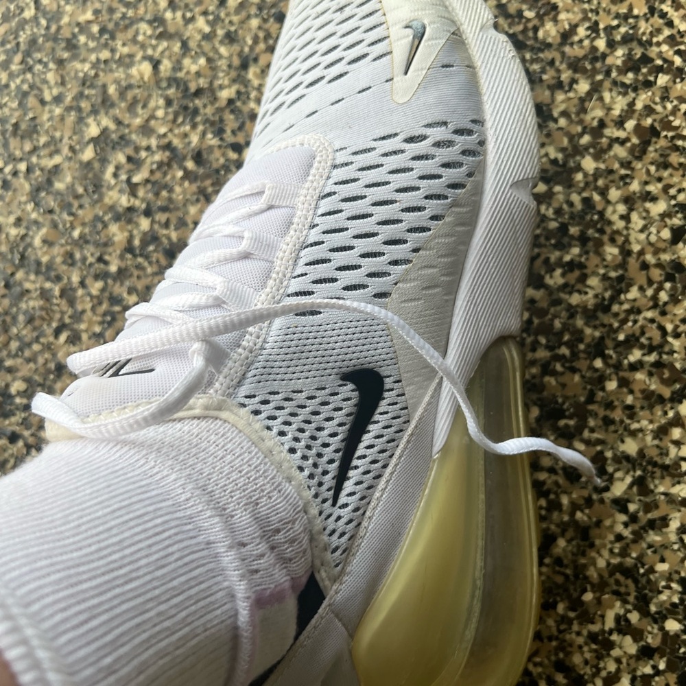 Nike White and Black Air Max Sneakers